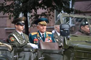 Торжественный марш-парад военно-патриотических клубов и кадетских классов Курской области
