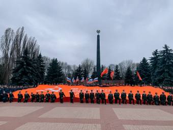 Курская область встретила участников марш-эстафеты Союзного антифашистского патриотического проекта