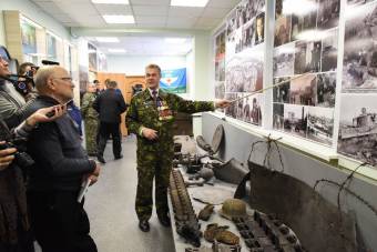 Открытие новой экспозиции музея Курской битвы поискового отряда «Курган»